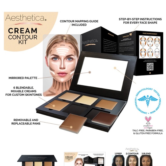 Aesthetica Contour Series Cream palette - Picture 2 of 4